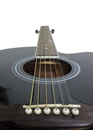 1561376664140-Vega VG40BK 40 Inch Linden Wood Acoustic Guitar. 4.jpg